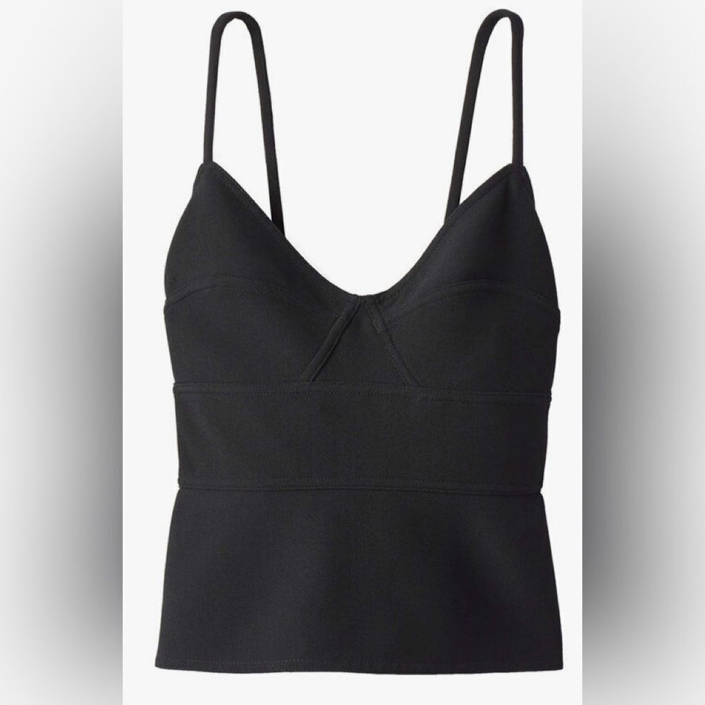 A.L.C. Black Buckle Gwen Top  size 8